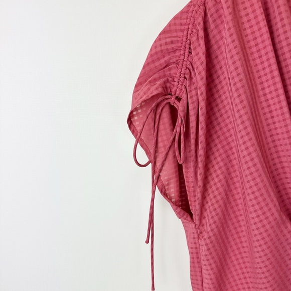 Gal Meets Glam Collection Pink Angelica Pleated Dress 10 - Picture 10 of 13